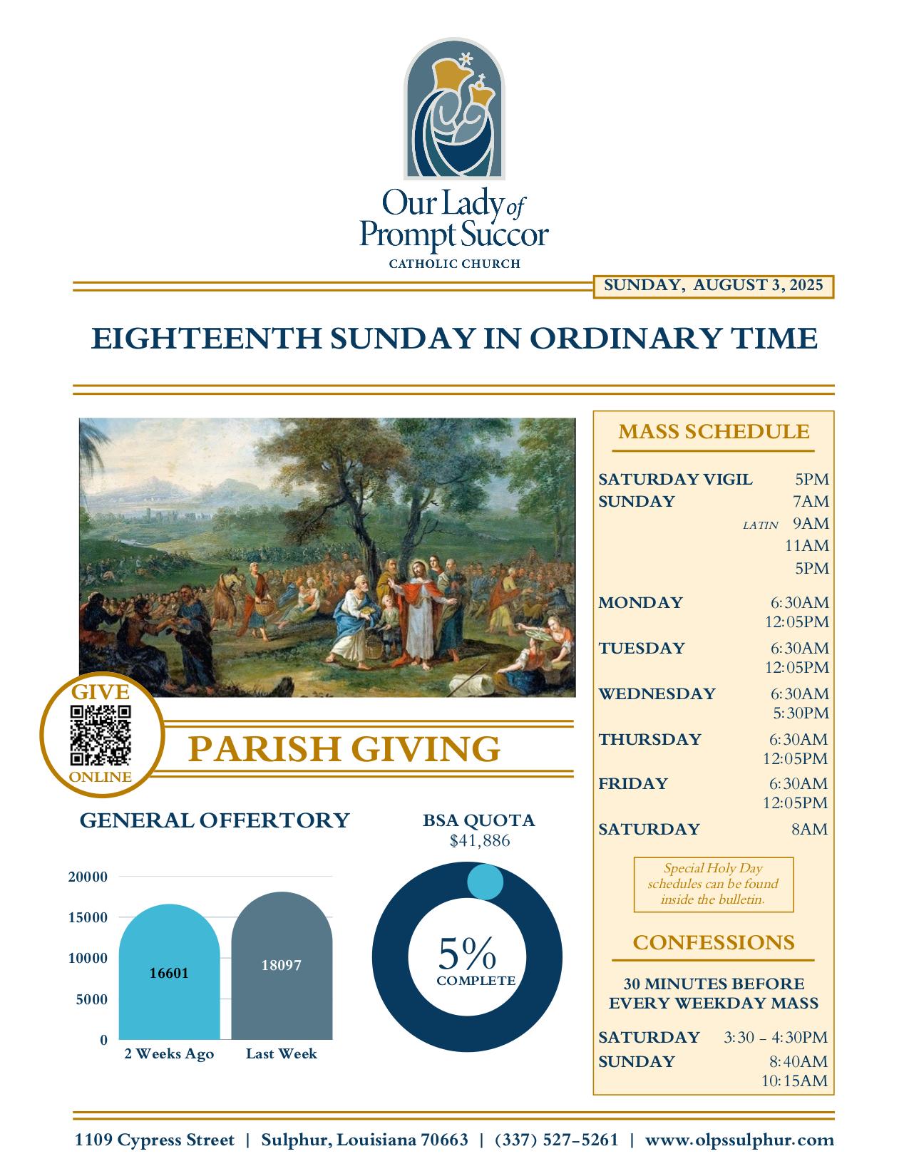 august 24, 2025 Bulletin