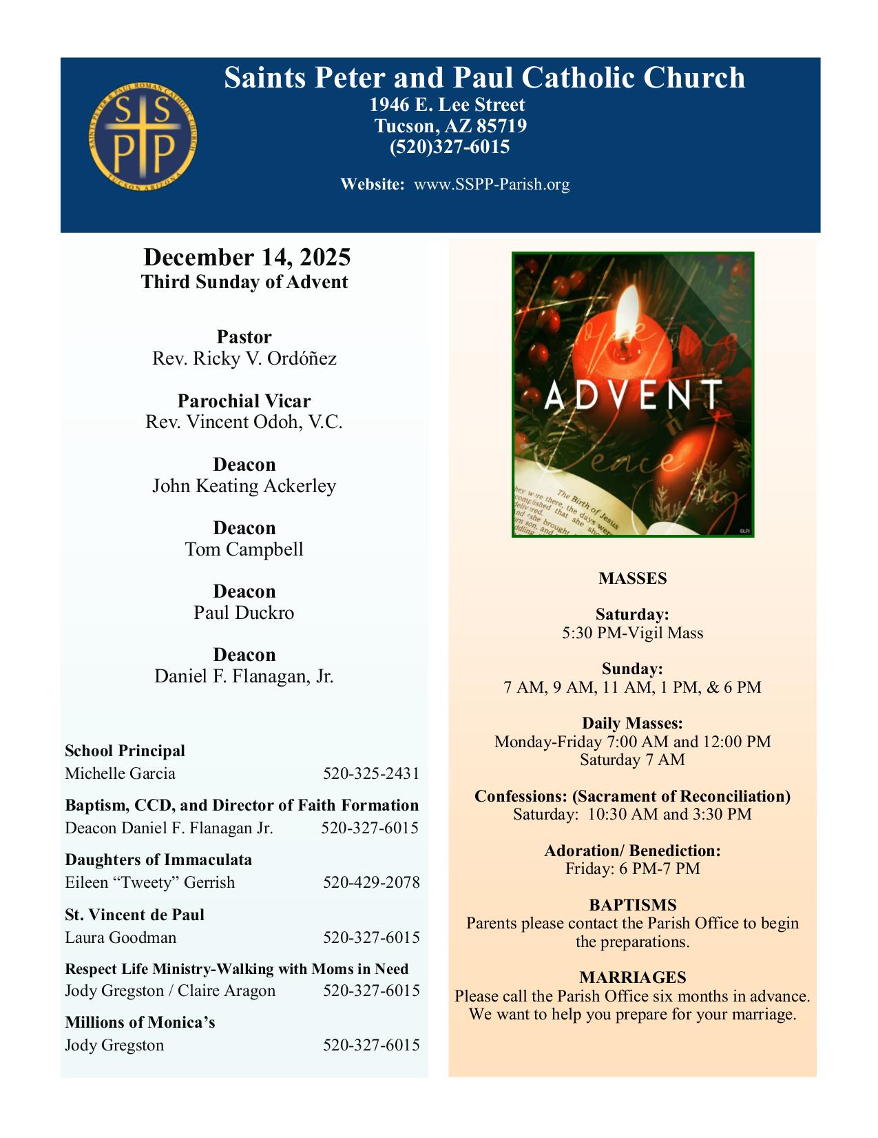 december 14, 2025 Bulletin