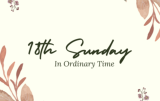 From Fr. Scott: August 3, 2025