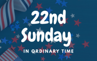 From Fr. Scott: August 31, 2025