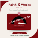 Goal Surpassed for 2025 Faith & Works Annual Appeal