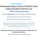 Council of Catholic Women Winter General Meeting