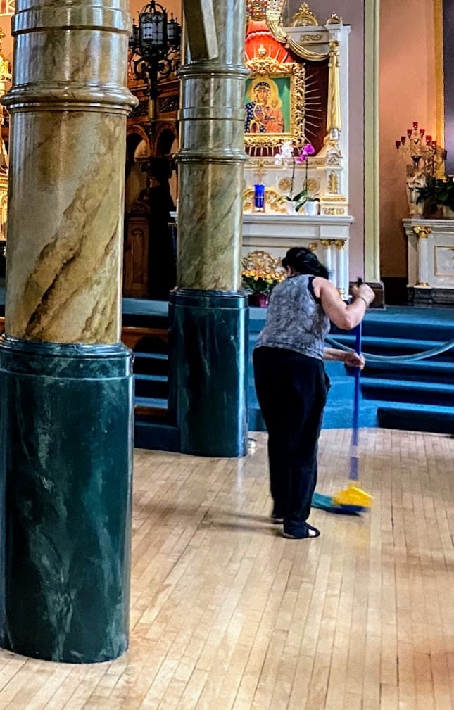 Cleaning the Church