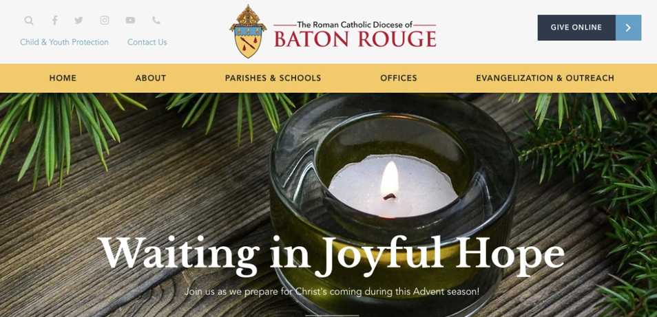 Diocese launches new website