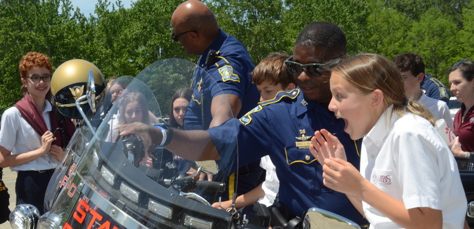 Louisiana State Police drop in for a visit at MBS