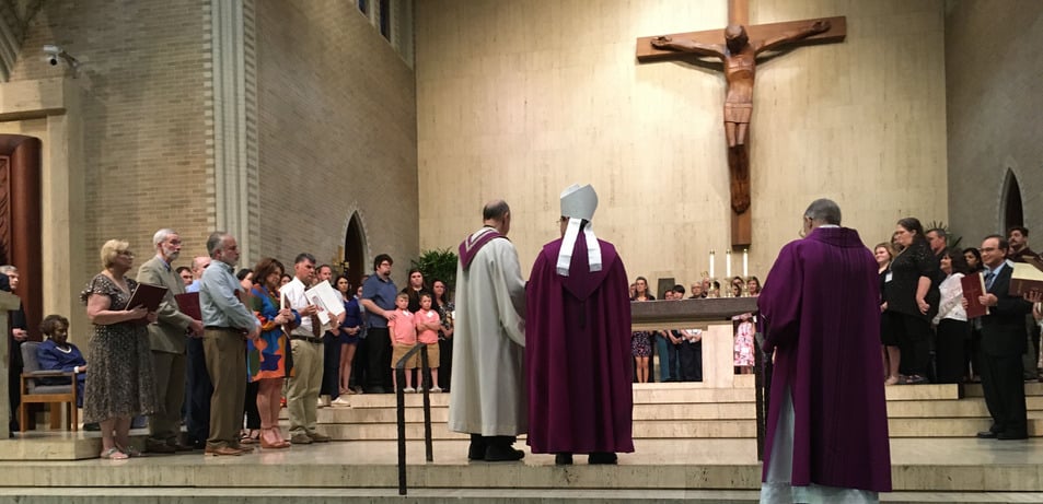 ‘Here I am,’ catechumens, baptized proclaim