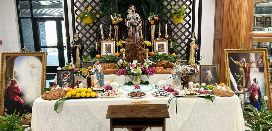 St. Michael High School Resumes St. Joseph Altar