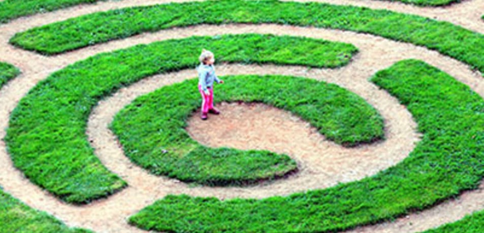 Get spiritual and physical exercise this Lent by  labyrinth walking