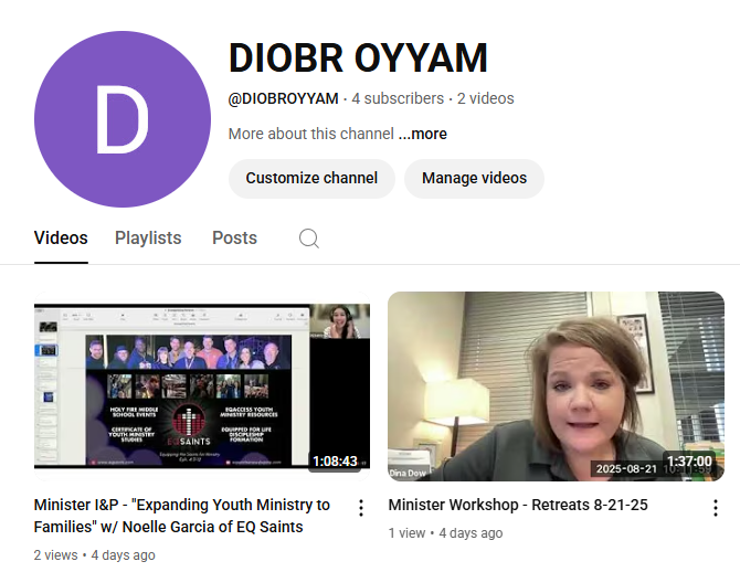 OYYAM YouTube Channel