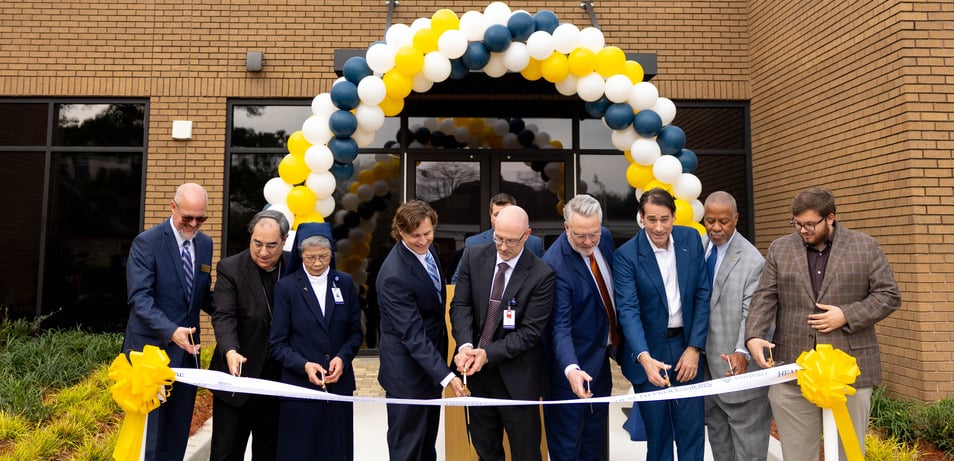 FranU Holds Ribbon Cutting for Renovated Health Professions Building