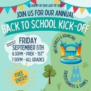 Back to School Kickoff: Friday, September 5, 2025