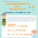 Grandparents Day Breakfast September 24, 2025