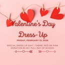 Valentine's Day Dress-up: Friday, February 13, 2026