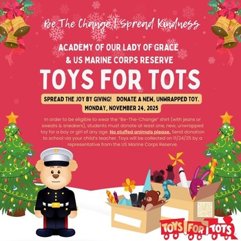 Be-the-Change December 2025 - Spread Joy! | Donate a toy!