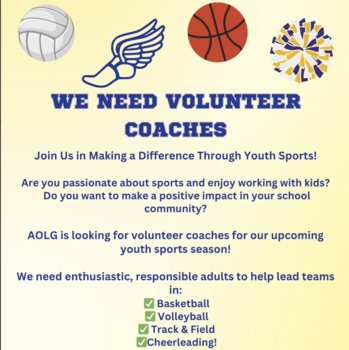 Volunteer Coaches Needed!