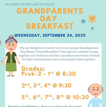 Grandparents Day Breakfast September 24, 2025