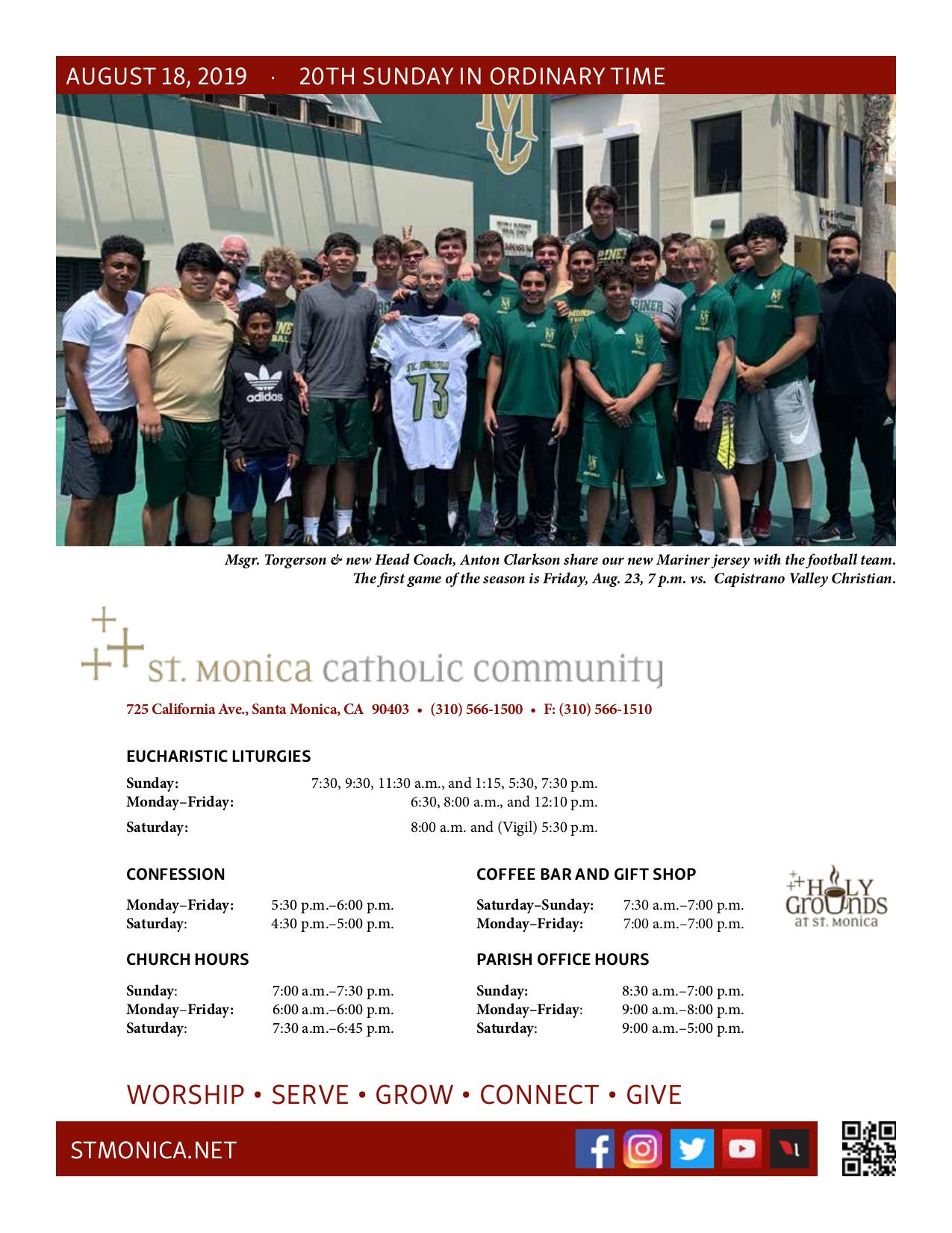 july 19, 2020 Bulletin
