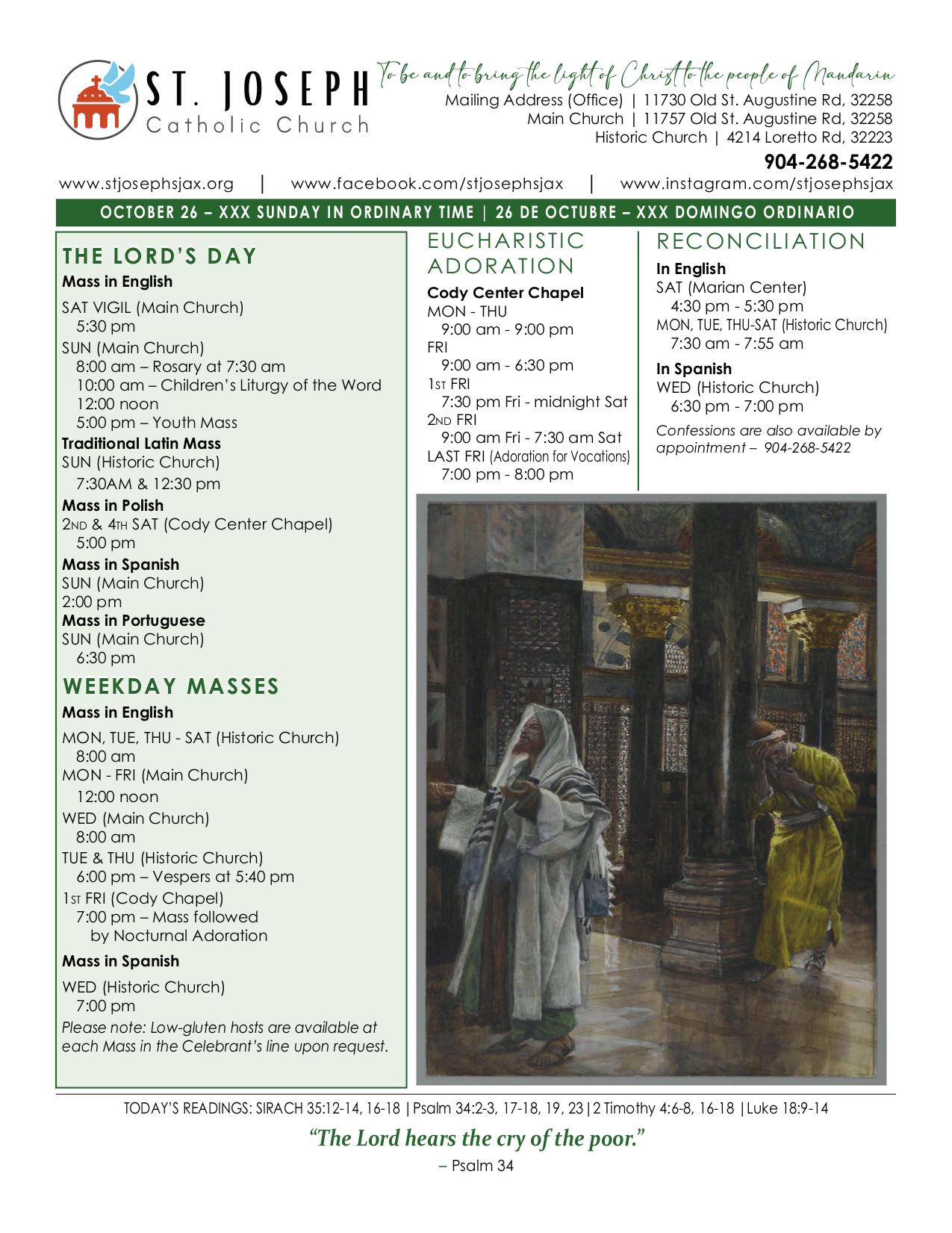 october 26, 2025 Bulletin