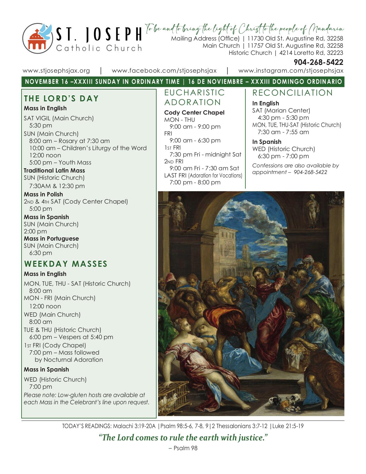 november 16, 2025 Bulletin