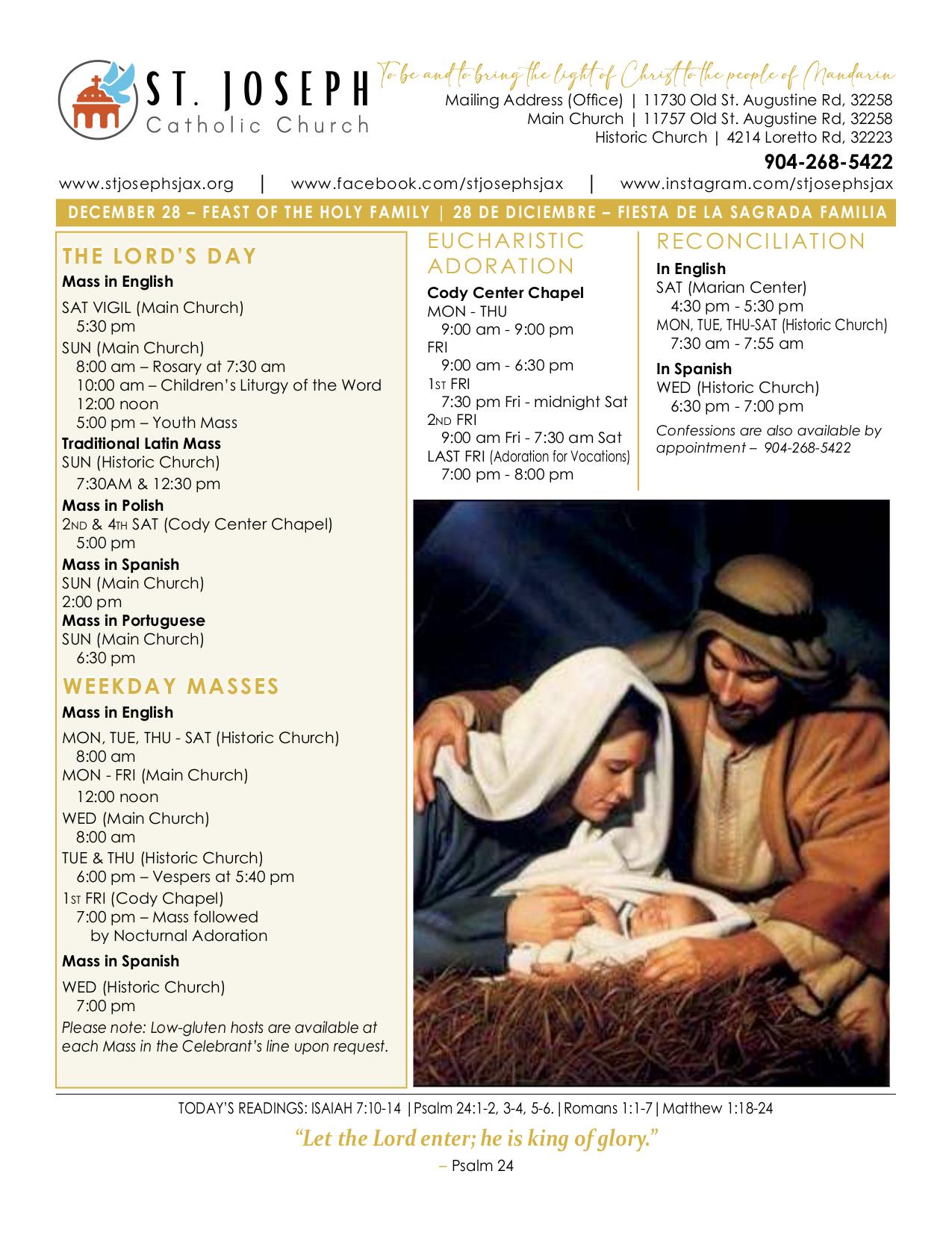 december 28, 2025 Bulletin