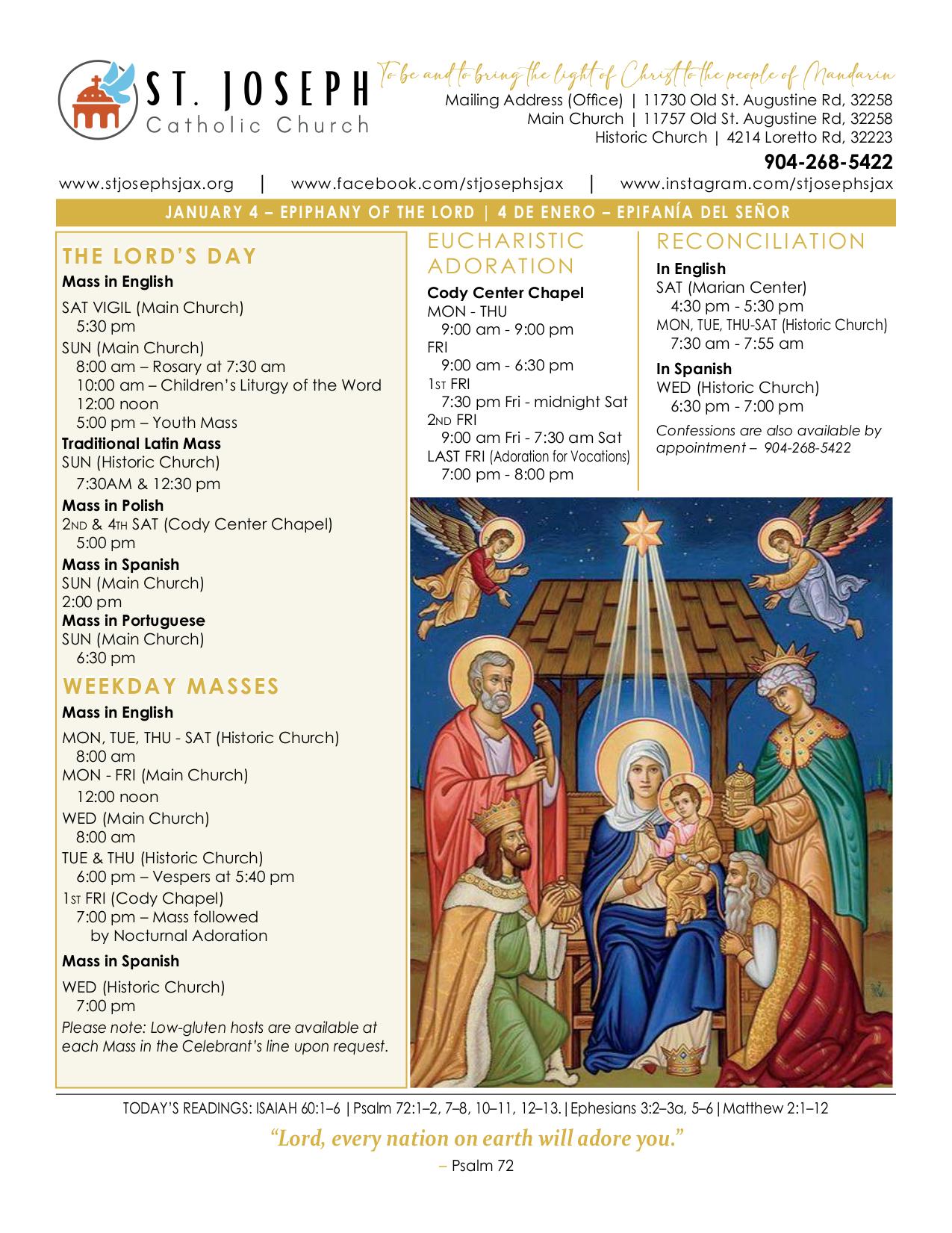 january 4, 2026 Bulletin