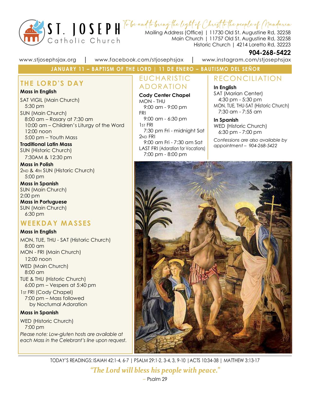 january 11, 2026 Bulletin