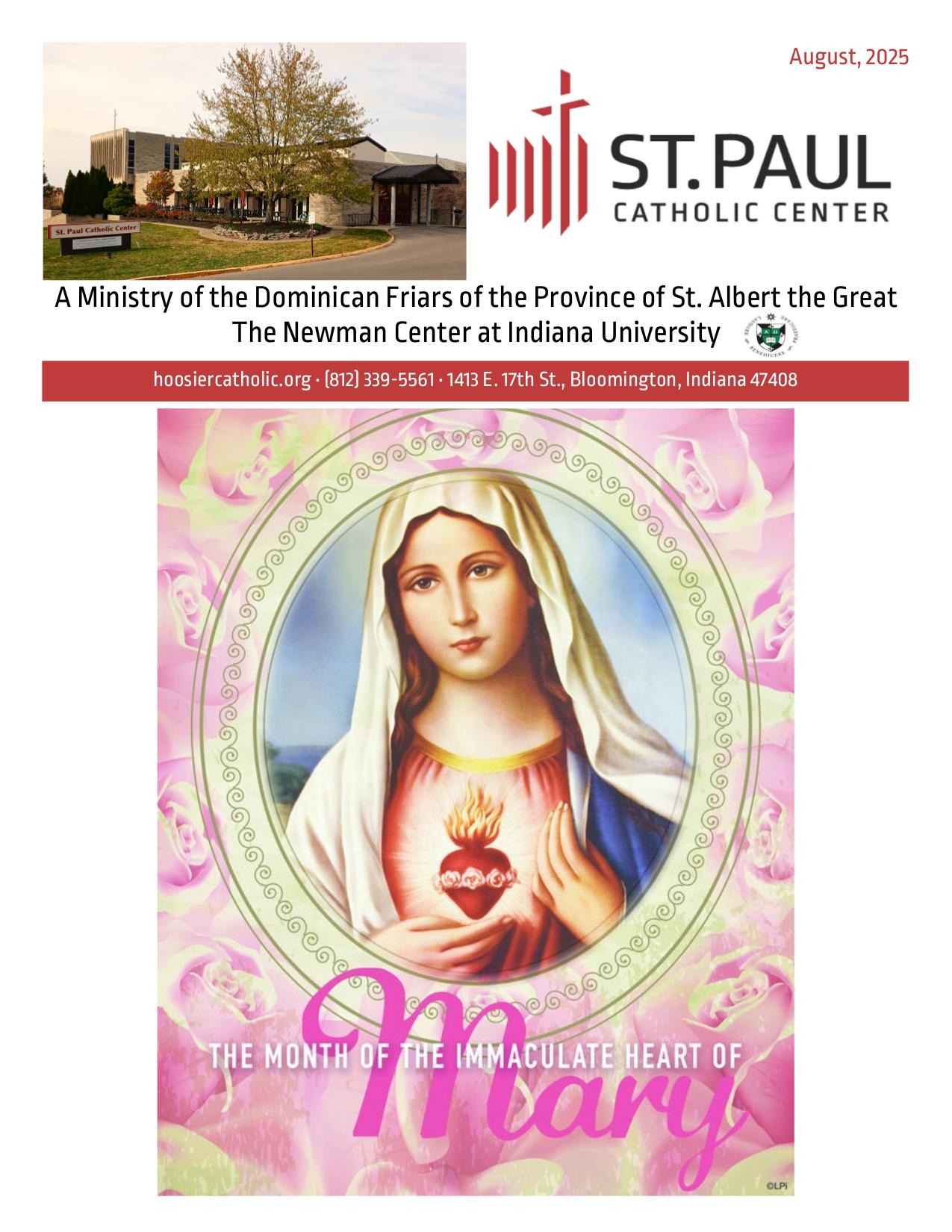 august 1, 2025 Bulletin
