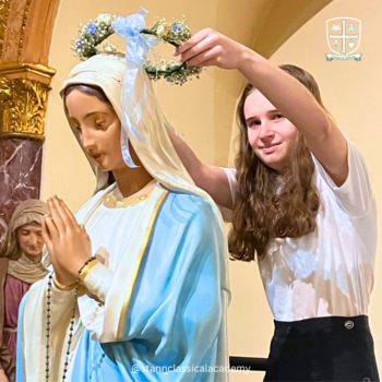Honoring Our Lady: May Crowning at St. Ann Classical Academy