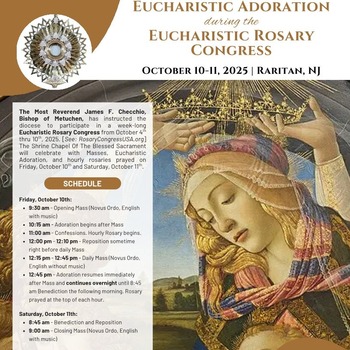 Eucharistic Adoration at the Shrine