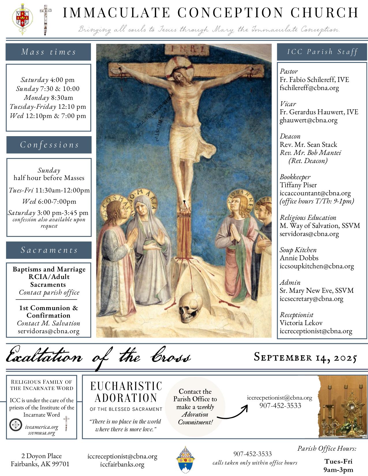 september 14, 2025 Bulletin