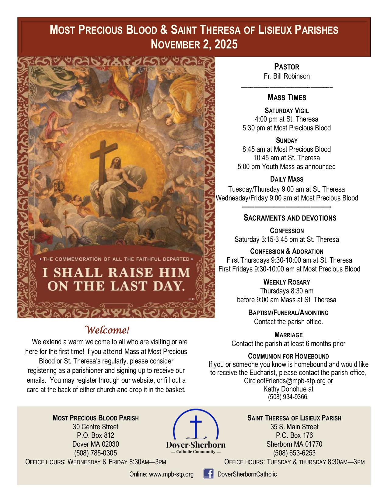 november 2, 2025 Bulletin