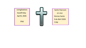 Living Stations of the Cross Announcement
