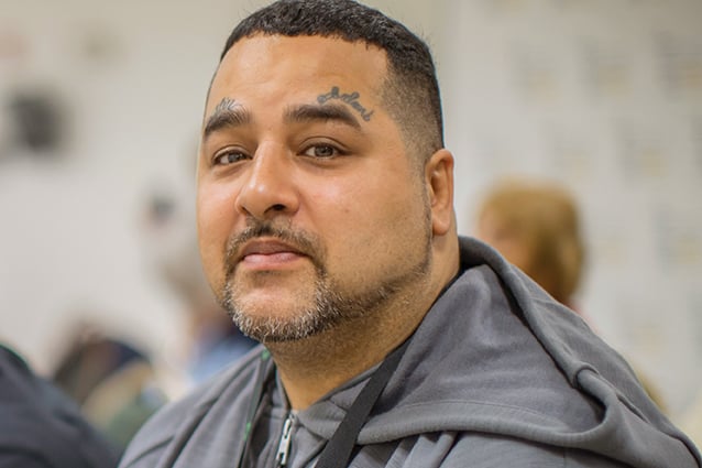 Arturo Rivera, a resident of St. Augustine Terrace in the Bronx, where counseling and mental-health support services are provided by Catholic Charities of New York. // Photographs by Gerri Hernandez.