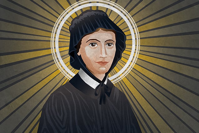 St. Elizabeth Ann Seton | Illustration by Vinny Bove