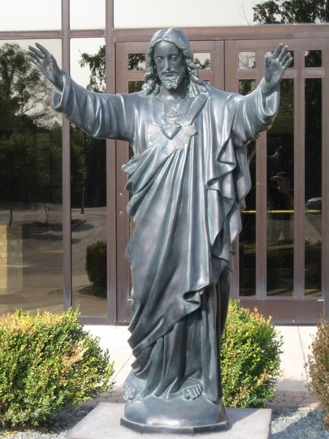 Sacred Heart Statue at Sacred Heart Parish, Grosse Ile, MI
