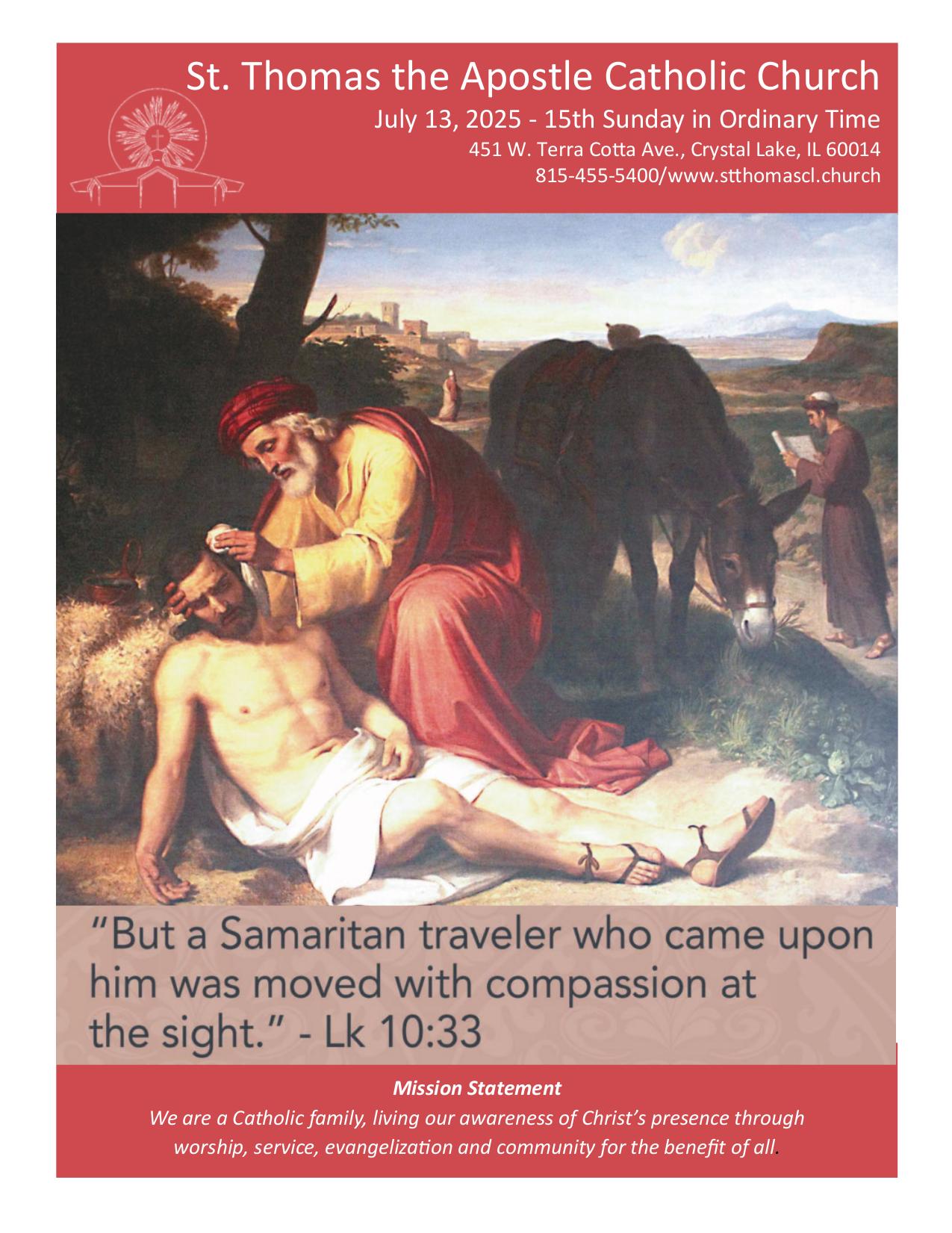 july 13, 2025 Bulletin