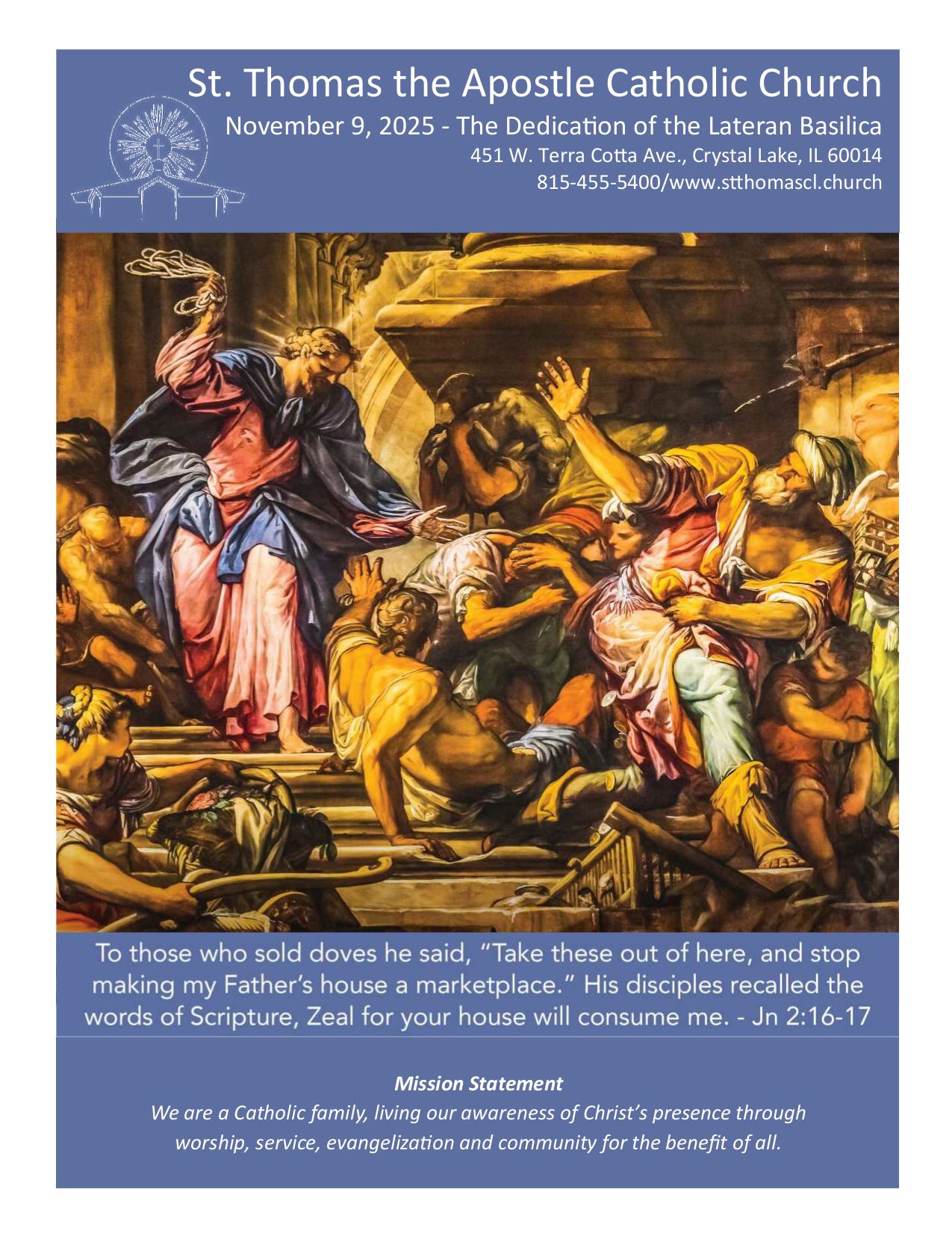 november 9, 2025 Bulletin