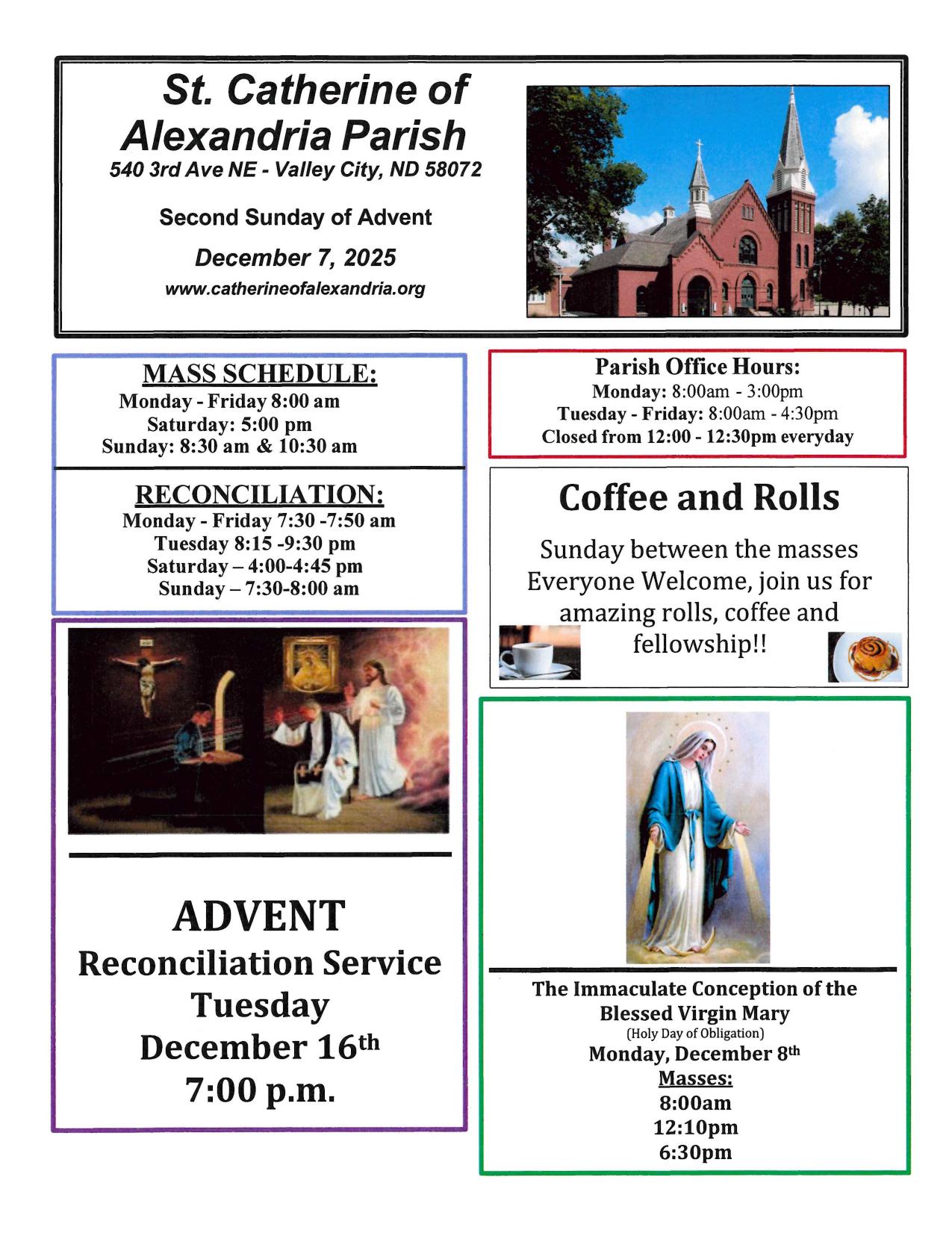 december 7, 2025 Bulletin