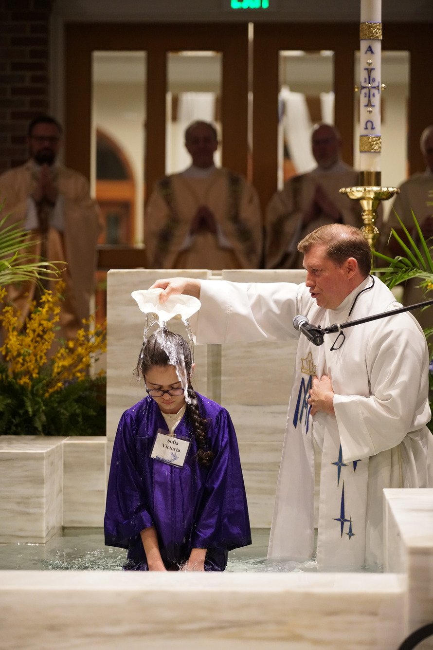 Baptism at Saint Bede Catholic Church