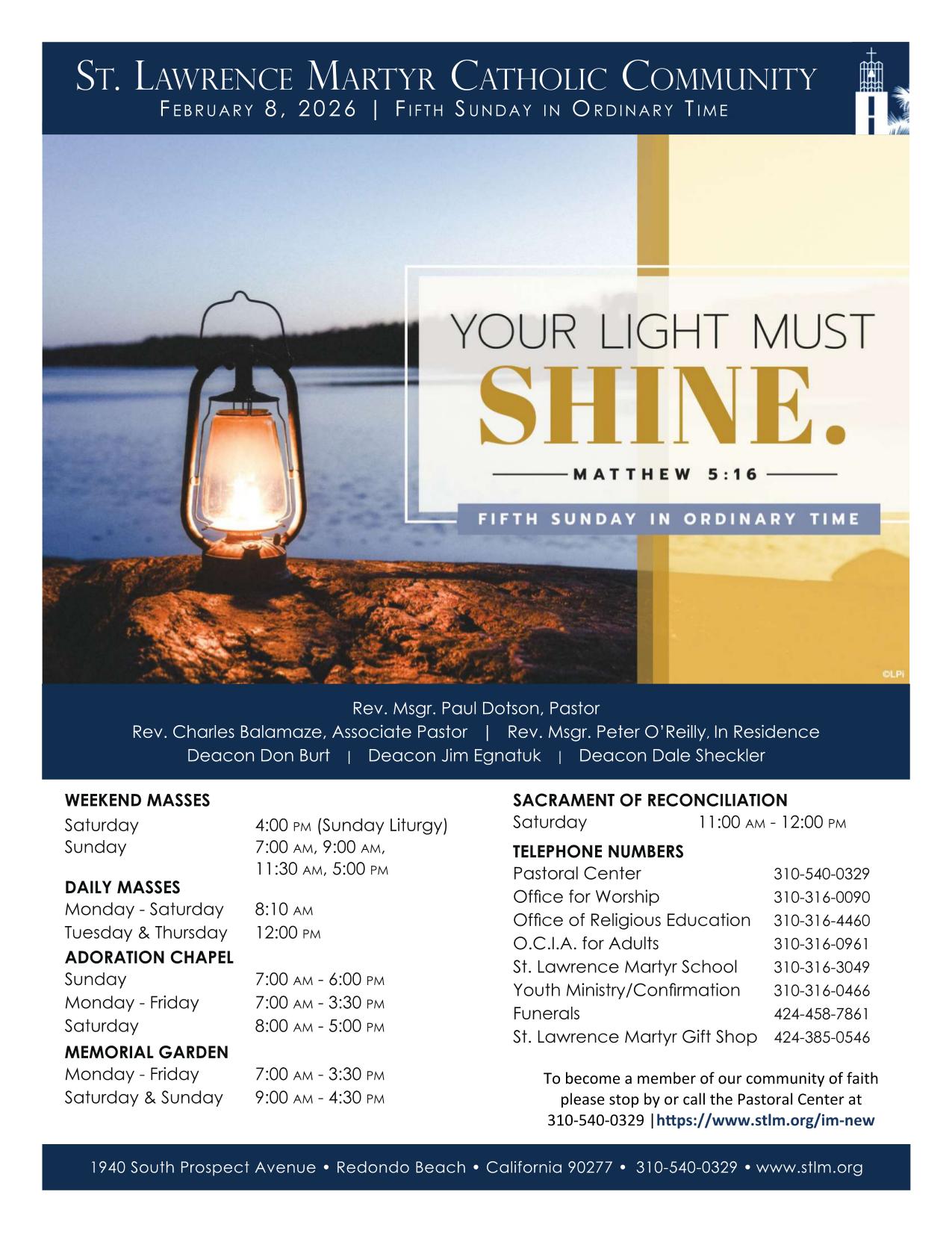 february 8, 2026 Bulletin