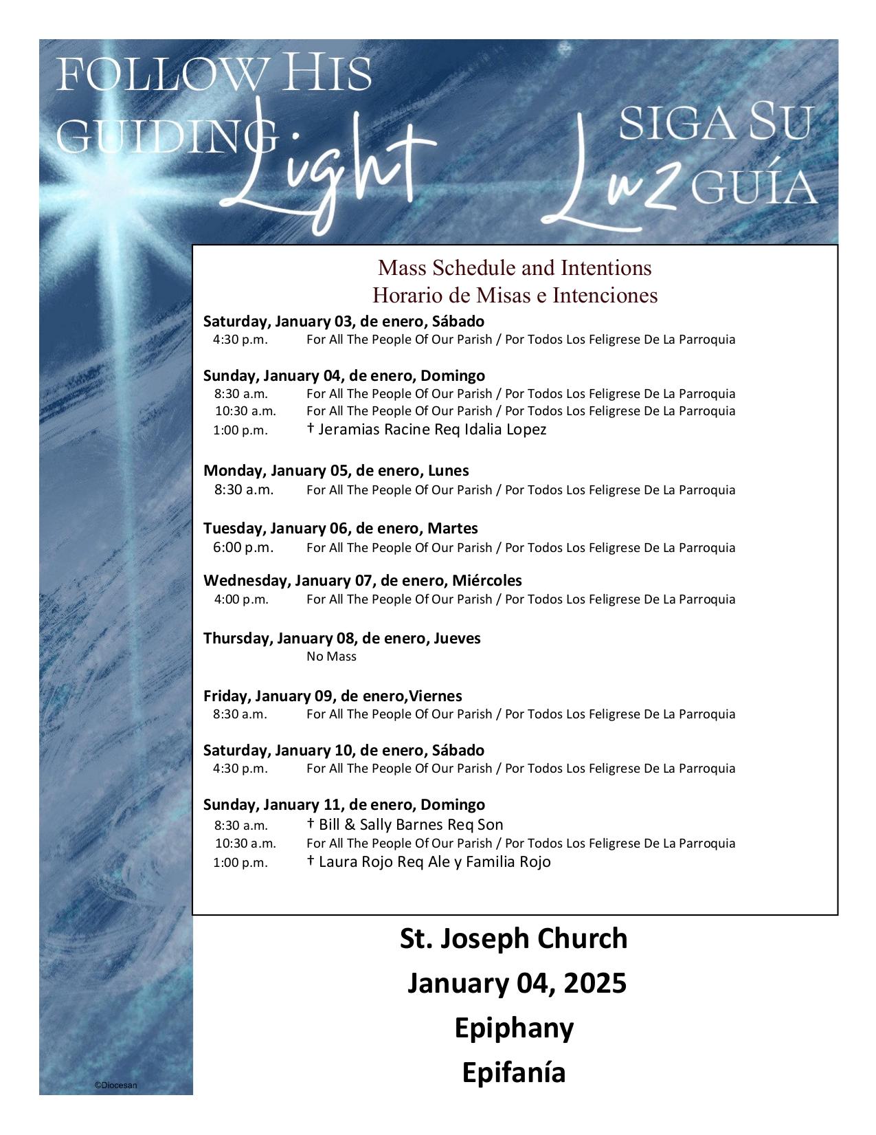 january 4, 2026 Bulletin