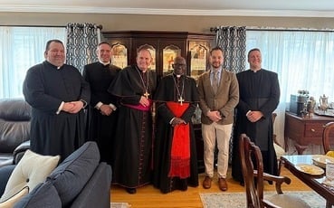 Book signing, presentation on sacred music highlights Cardinal’s visit to Diocese