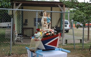 Procesión de la Virgen del Carmen en la Parroquia San José de Boquerón