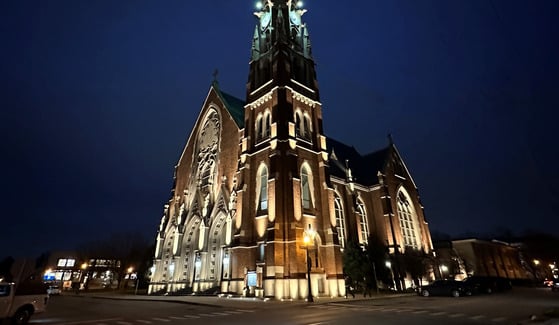Exterior Church Lighting Debut