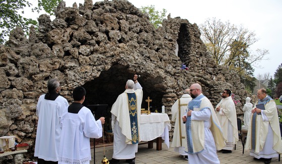 Re-Dedication Mass of Our Lady of Lourdes Grotto