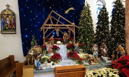 BAMBINELLI  MASS AT ST. L INUS CHURCH