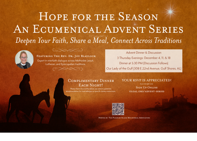 Hope for the Season Ecumenical Advent Dinner & Study