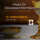 Mass for Deceased Members