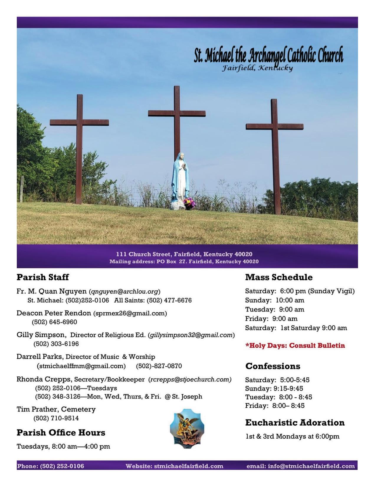 november 2, 2025 Bulletin