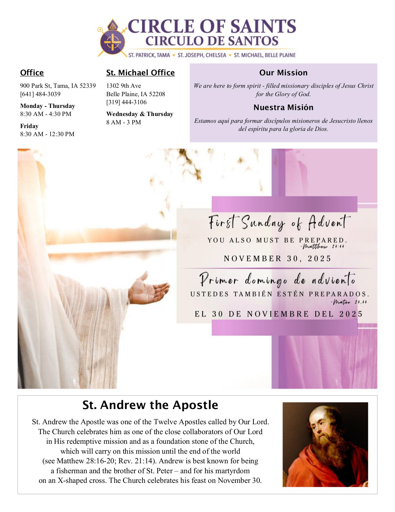 november 30, 2025 Bulletin